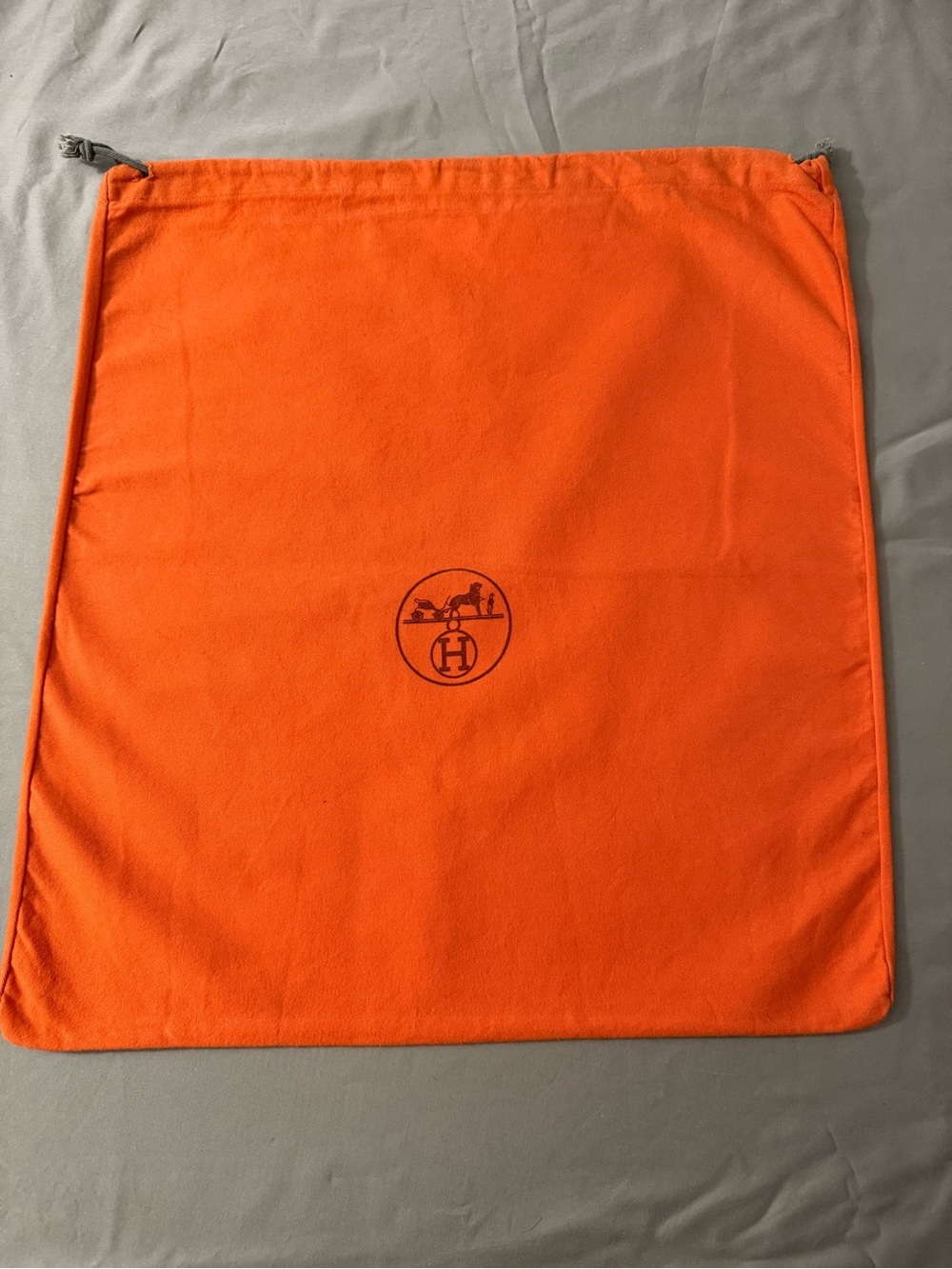 Orange Large Dust Bag 20” x 18” Drawstring